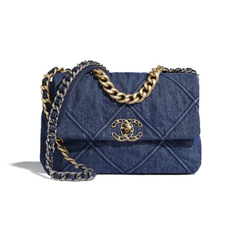 chanel 19 flap bag denim|chanel quilted single flap bag.